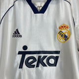 1998/00 REAL MADRID R.CARLOS #3 HOME SHIRT (M) ADIDAS