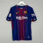 Shop 2017/18 BARCELONA SUAREZ #9 HOME SHIRT (S) NIKE, classic football shirts, vintage football shirts & retro soccer jerseys at Cult Kits