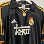 Shop 1999/01 REAL MADRID AWAY SHIRT (L) ADIDAS, classic football shirts, vintage football shirts & retro soccer jerseys at Cult Kits