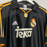 Shop 1999/01 REAL MADRID AWAY SHIRT (L) ADIDAS, classic football shirts, vintage football shirts & retro soccer jerseys at Cult Kits
