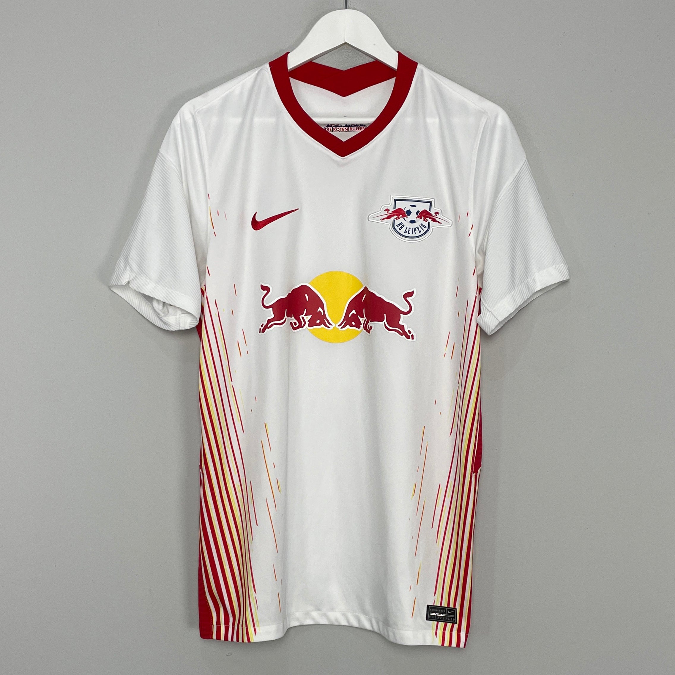 Shop 2020/21 RB LEIPZIG HOME SHIRT (L) NIKE, classic football shirts, vintage football shirts & retro soccer jerseys at Cult Kits