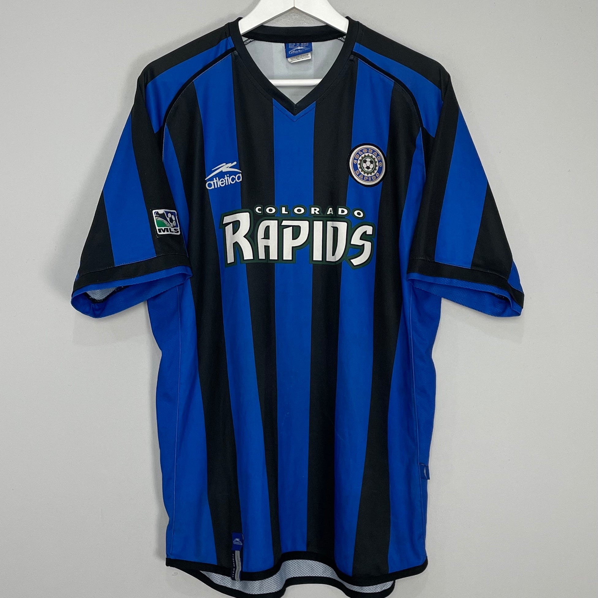 Shop 2003/04 COLORADO RAPIDS HOME SHIRT (XL) ATLETICA, classic football shirts, vintage football shirts & retro soccer jerseys at Cult Kits