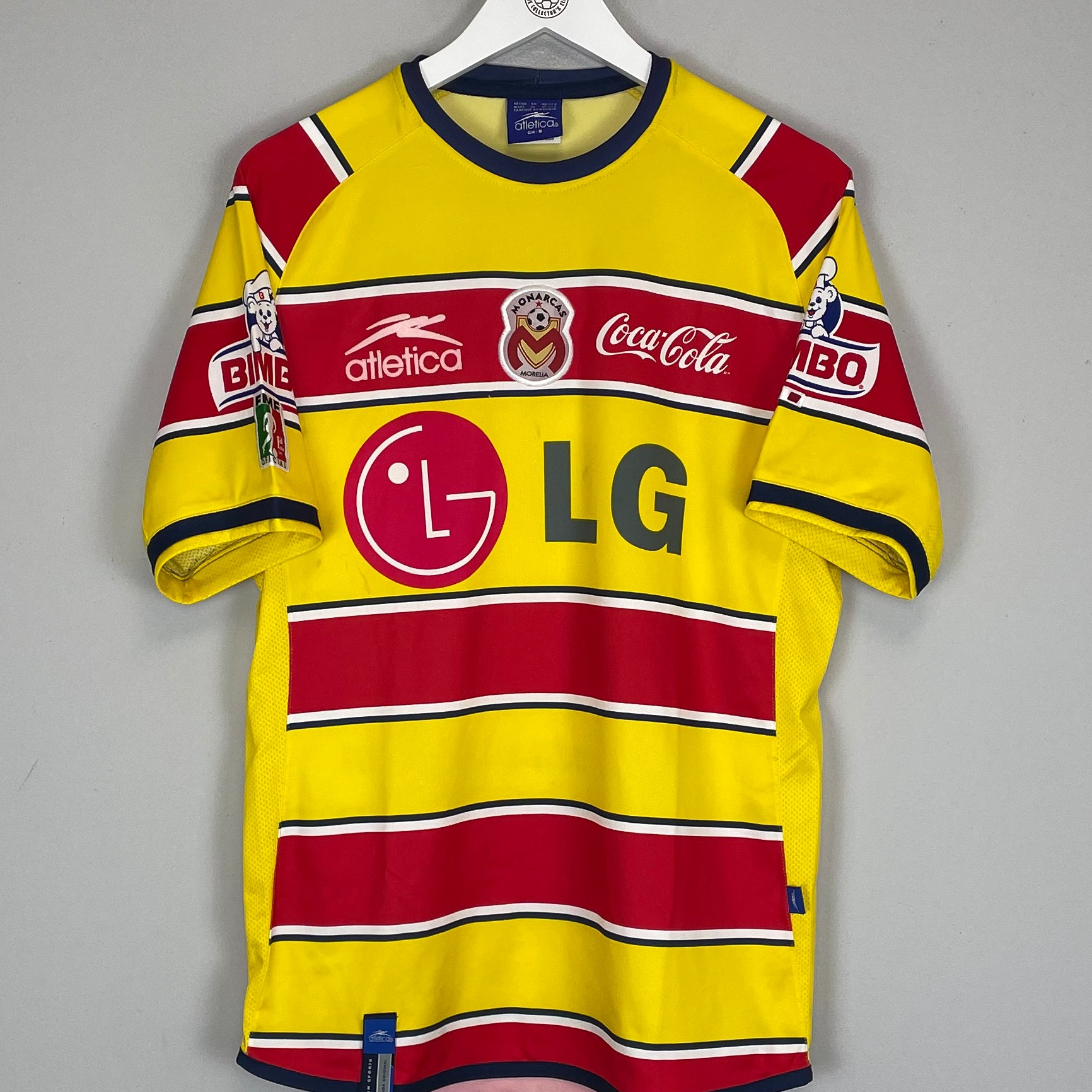 Shop 1999/00 MONARCAS MORELIA HOME SHIRT (S) ATLETICA, classic football shirts, vintage football shirts & retro soccer jerseys at Cult Kits