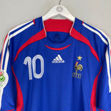 2006/07 FRANCE ZIDANE #10 HOME SHIRT (XL) ADIDAS