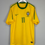 2010/11 BRAZIL ROBINHO #11 HOME SHIRT (XL) NIKE