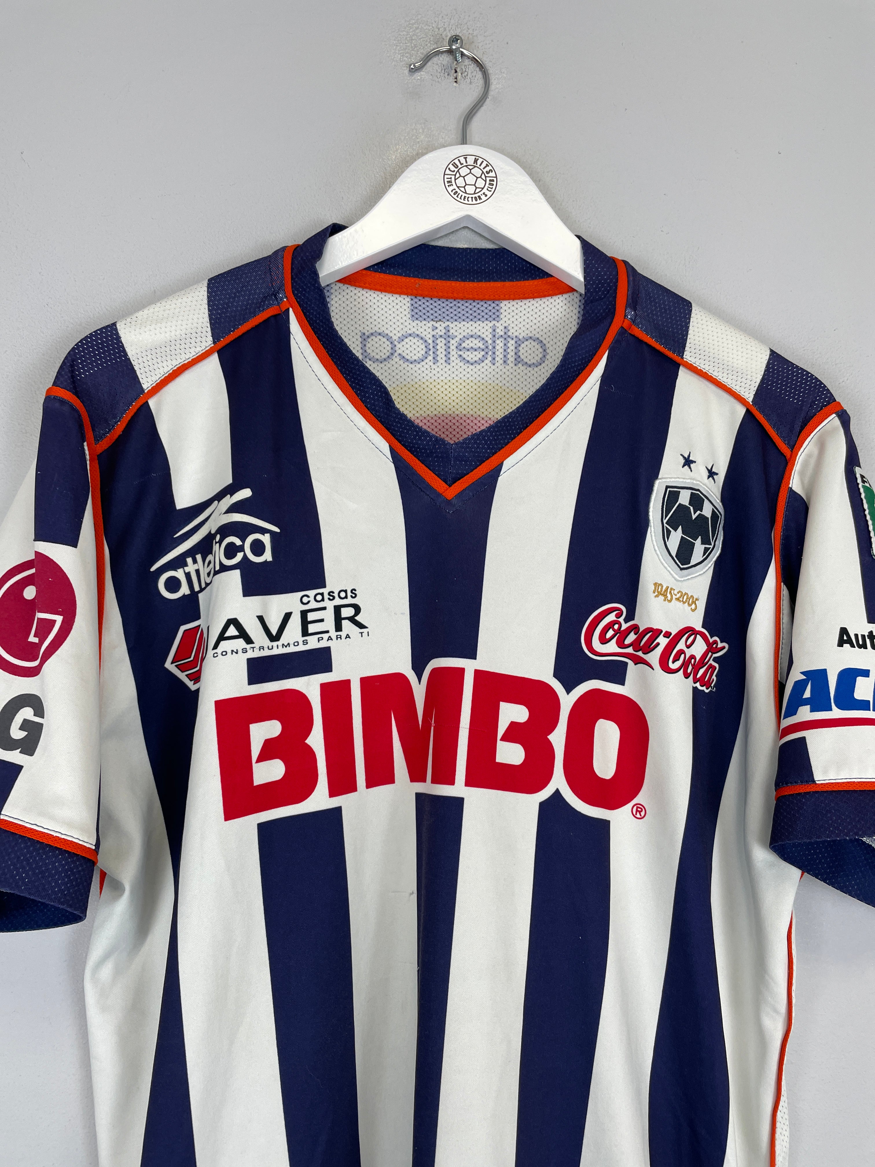 Shop 2003/04 MONTERREY HOME SHIRT (M) ATLETICA, classic football shirts, vintage football shirts & retro soccer jerseys at Cult Kits