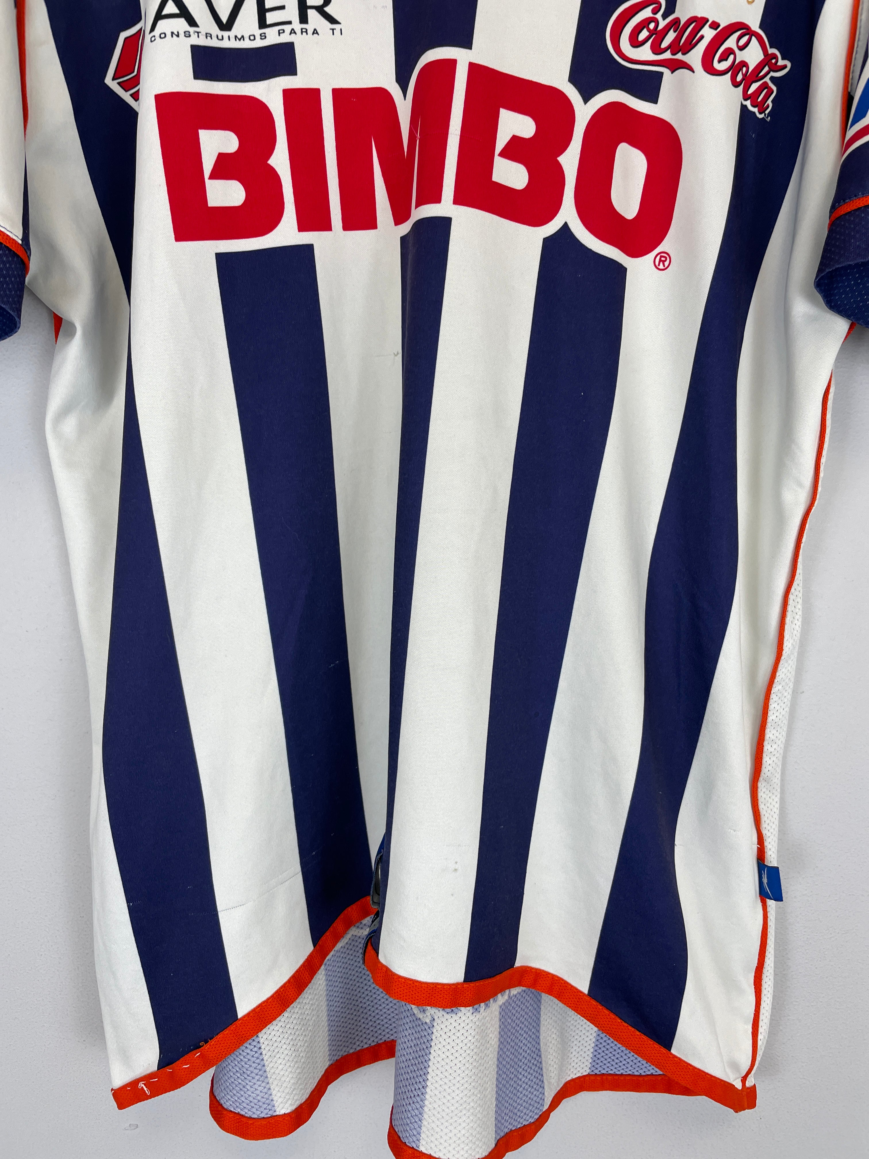 Shop 2003/04 MONTERREY HOME SHIRT (M) ATLETICA, classic football shirts, vintage football shirts & retro soccer jerseys at Cult Kits