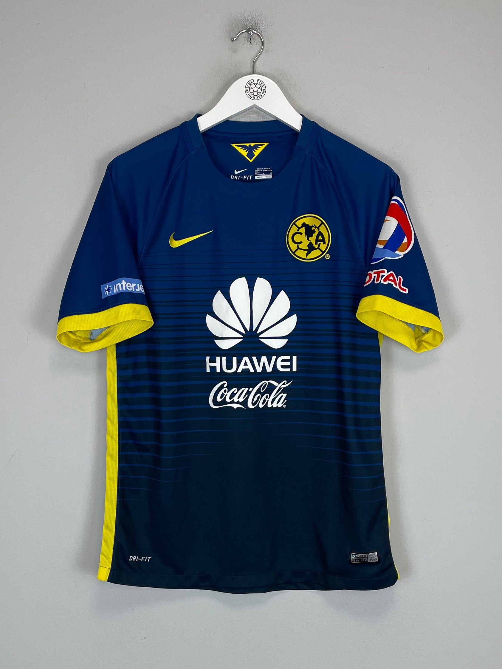 Shop 2015/16 CLUB AMERICA #350 AWAY SHIRT (M) NIKE, classic football shirts, vintage football shirts & retro soccer jerseys at Cult Kits