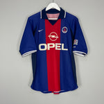 Shop 2000/01 PSG HOME SHIRT (M) NIKE, classic football shirts, vintage football shirts & retro soccer jerseys at Cult Kits