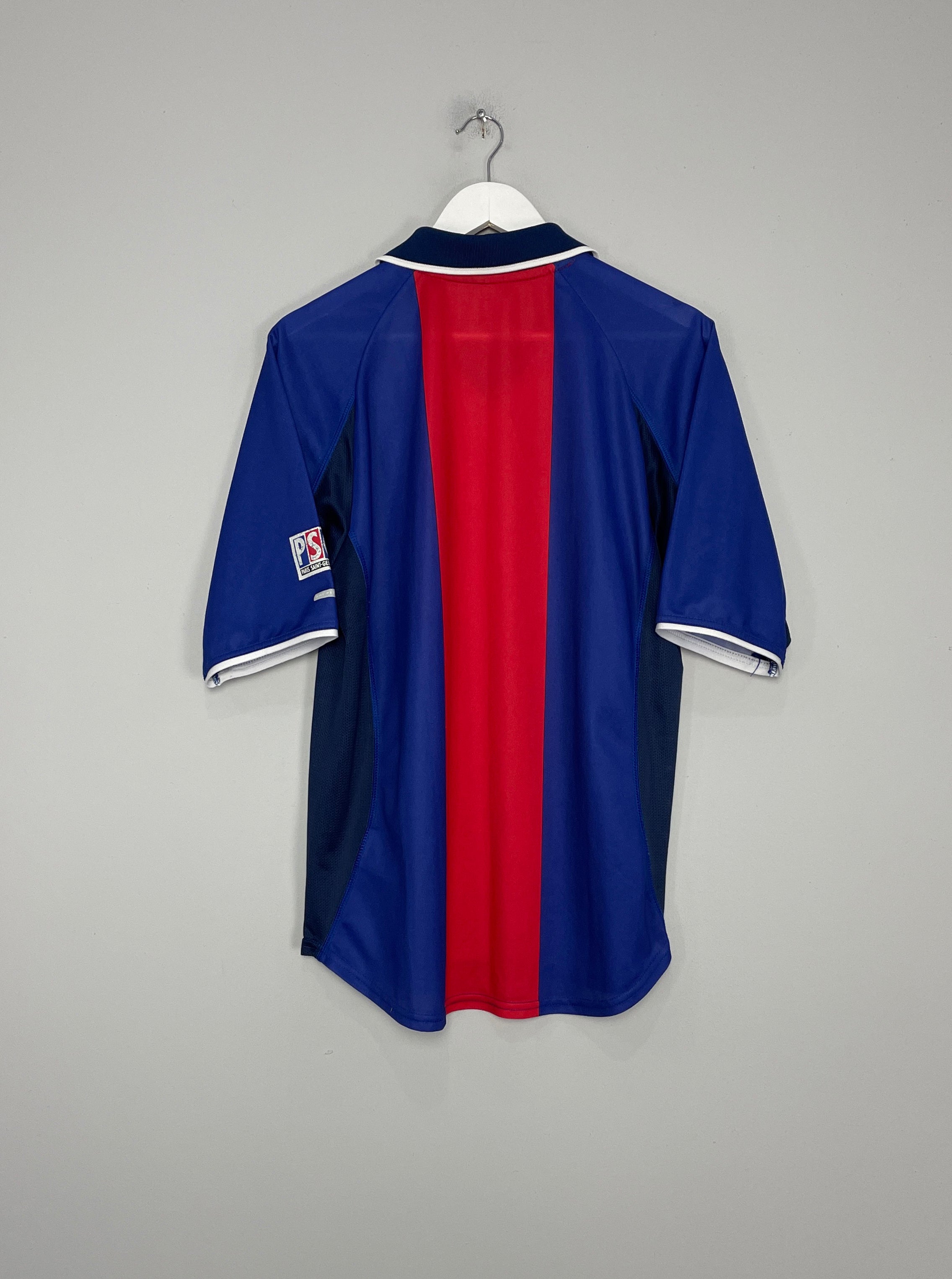 Shop 2000/01 PSG HOME SHIRT (M) NIKE, classic football shirts, vintage football shirts & retro soccer jerseys at Cult Kits