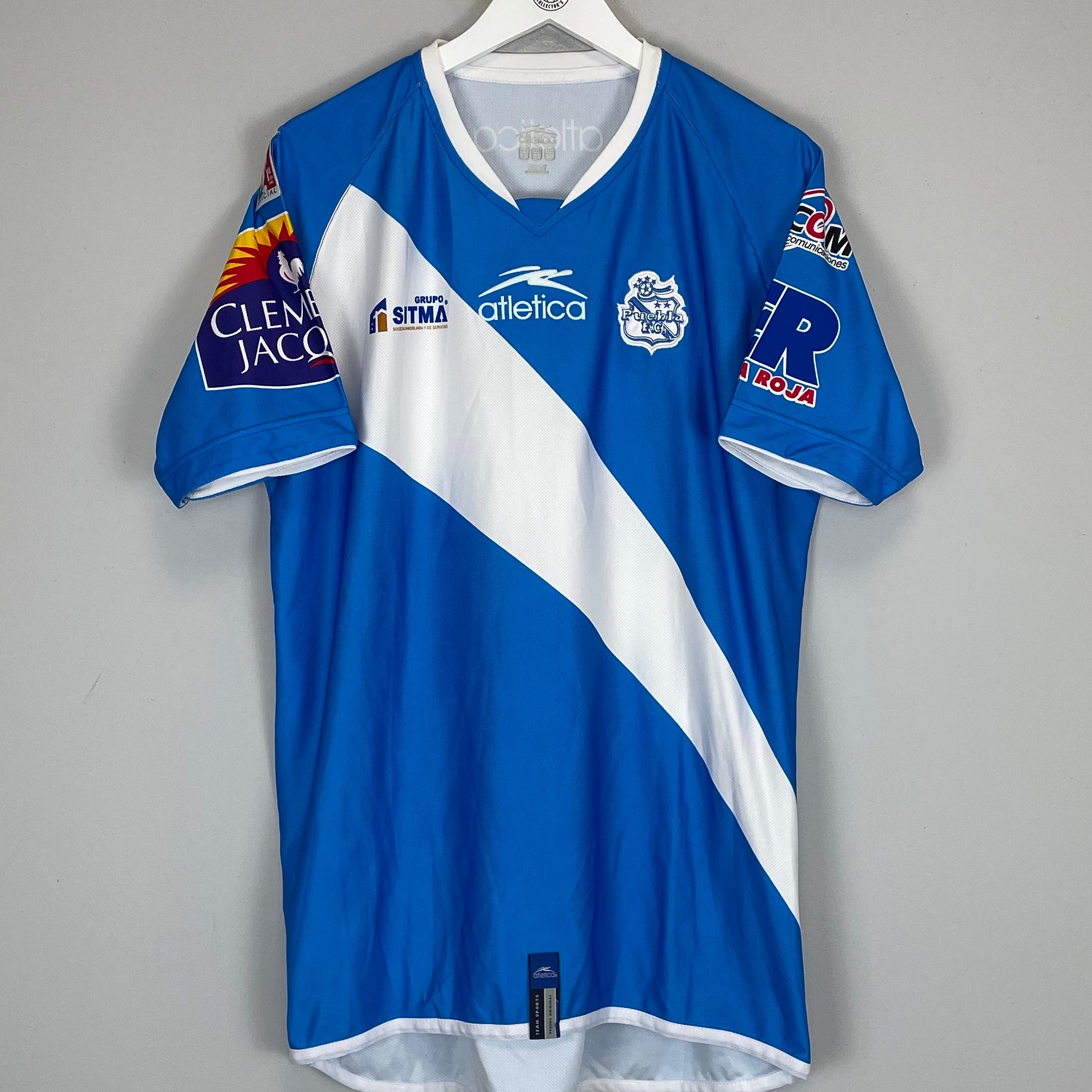 Shop 2007/08 PUEBLA HOME SHIRT (L) ATLETICA, classic football shirts, vintage football shirts & retro soccer jerseys at Cult Kits