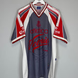 Shop 2000/01 DEPORTIVO TOLUCA TRAINING SHIRT (XL) ATLETICA, classic football shirts, vintage football shirts & retro soccer jerseys at Cult Kits