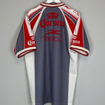 Shop 2000/01 DEPORTIVO TOLUCA TRAINING SHIRT (XL) ATLETICA, classic football shirts, vintage football shirts & retro soccer jerseys at Cult Kits