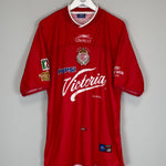 Shop 2000/01 DEPORTIVO TOLUCA HOME SHIRT (M) ATLETICA, classic football shirts, vintage football shirts & retro soccer jerseys at Cult Kits