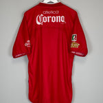 Shop 2000/01 DEPORTIVO TOLUCA HOME SHIRT (M) ATLETICA, classic football shirts, vintage football shirts & retro soccer jerseys at Cult Kits
