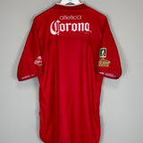 Shop 2000/01 DEPORTIVO TOLUCA HOME SHIRT (M) ATLETICA, classic football shirts, vintage football shirts & retro soccer jerseys at Cult Kits