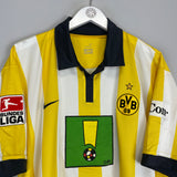 2006/07 DORTMUND TINGA #7 *MATCH ISSUED + SIGNED* HOME SHIRT (XXL) NIKE