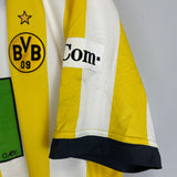 2006/07 DORTMUND TINGA #7 *MATCH ISSUED + SIGNED* HOME SHIRT (XXL) NIKE
