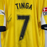 2006/07 DORTMUND TINGA #7 *MATCH ISSUED + SIGNED* HOME SHIRT (XXL) NIKE