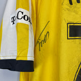 2006/07 DORTMUND TINGA #7 *MATCH ISSUED + SIGNED* HOME SHIRT (XXL) NIKE