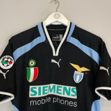 2000/01 LAZIO BARONIO #8 *MATCH ISSUE* SIGNED AWAY SHIRT (L) PUMA
