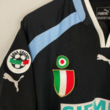 2000/01 LAZIO BARONIO #8 *MATCH ISSUE* SIGNED AWAY SHIRT (L) PUMA
