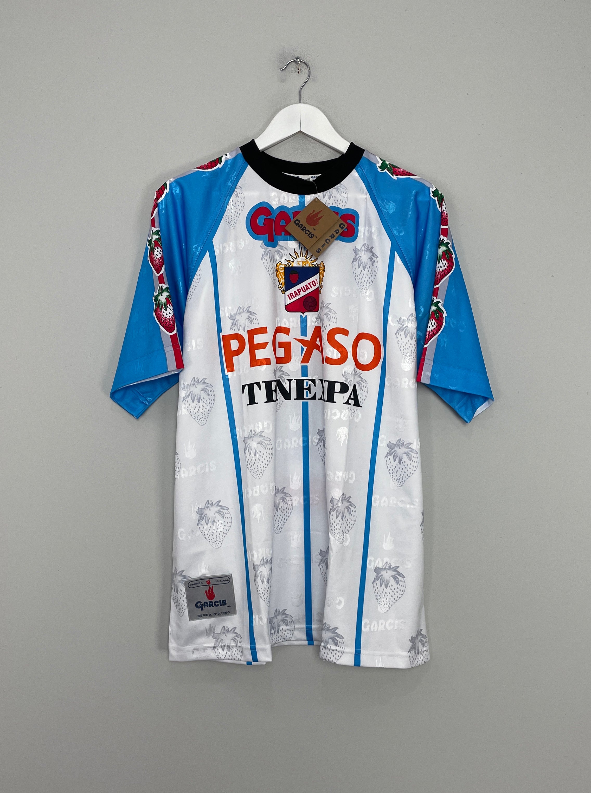 Shop 2000/01 CD IRAPUATO S. MANEZ #1 *BNWT* GK SHIRT (XL) GARCIS, classic football shirts, vintage football shirts & retro soccer jerseys at Cult Kits