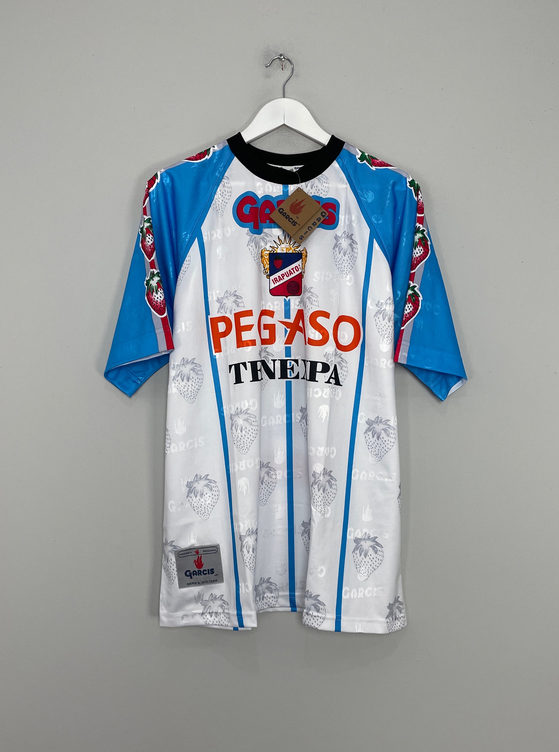 Shop 2000/01 CD IRAPUATO S. MANEZ #1 *BNWT* GK SHIRT (XL) GARCIS, classic football shirts, vintage football shirts & retro soccer jerseys at Cult Kits