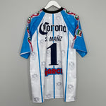 Shop 2000/01 CD IRAPUATO S. MANEZ #1 *BNWT* GK SHIRT (XL) GARCIS, classic football shirts, vintage football shirts & retro soccer jerseys at Cult Kits