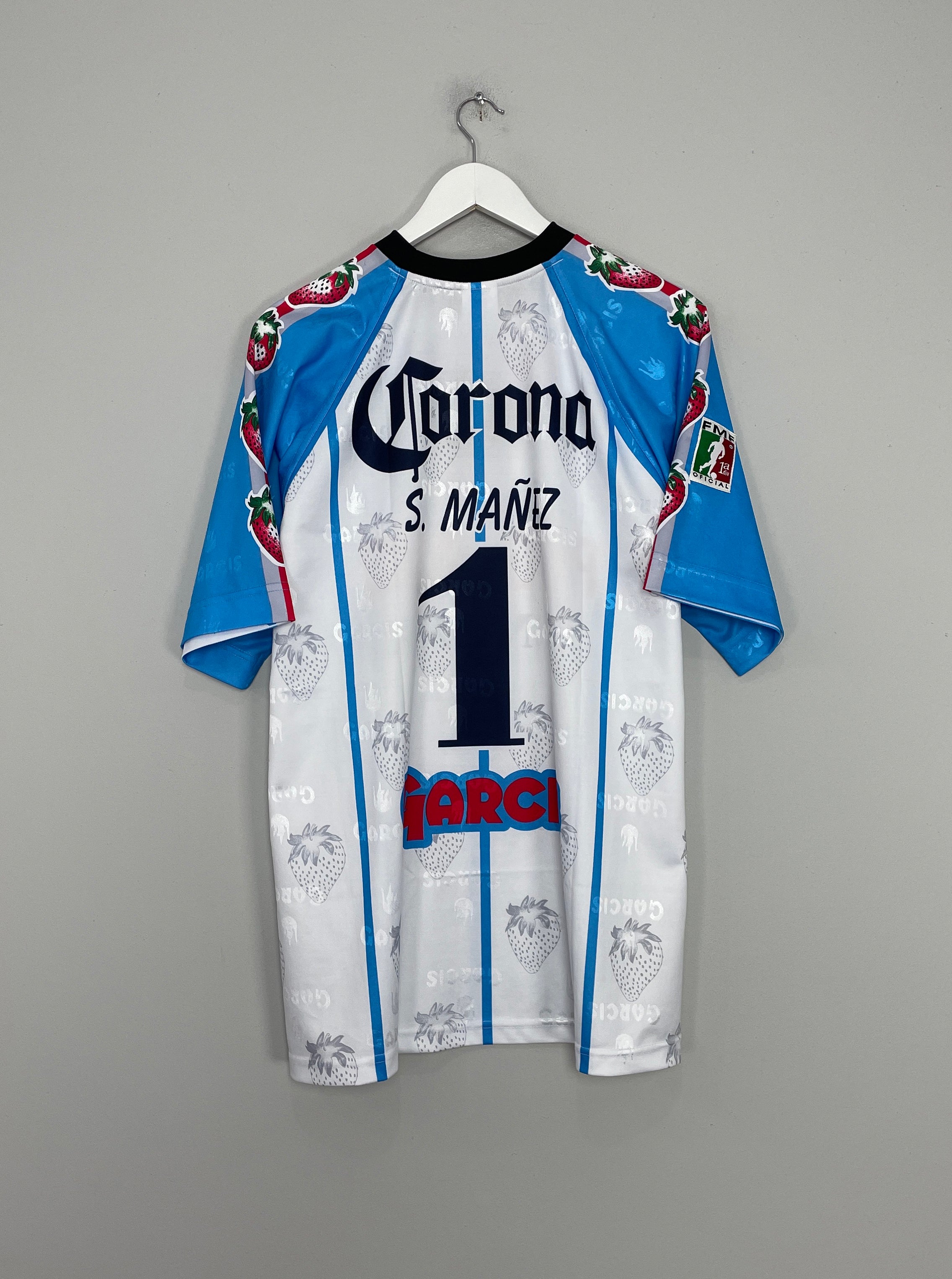 Shop 2000/01 CD IRAPUATO S. MANEZ #1 *BNWT* GK SHIRT (XL) GARCIS, classic football shirts, vintage football shirts & retro soccer jerseys at Cult Kits