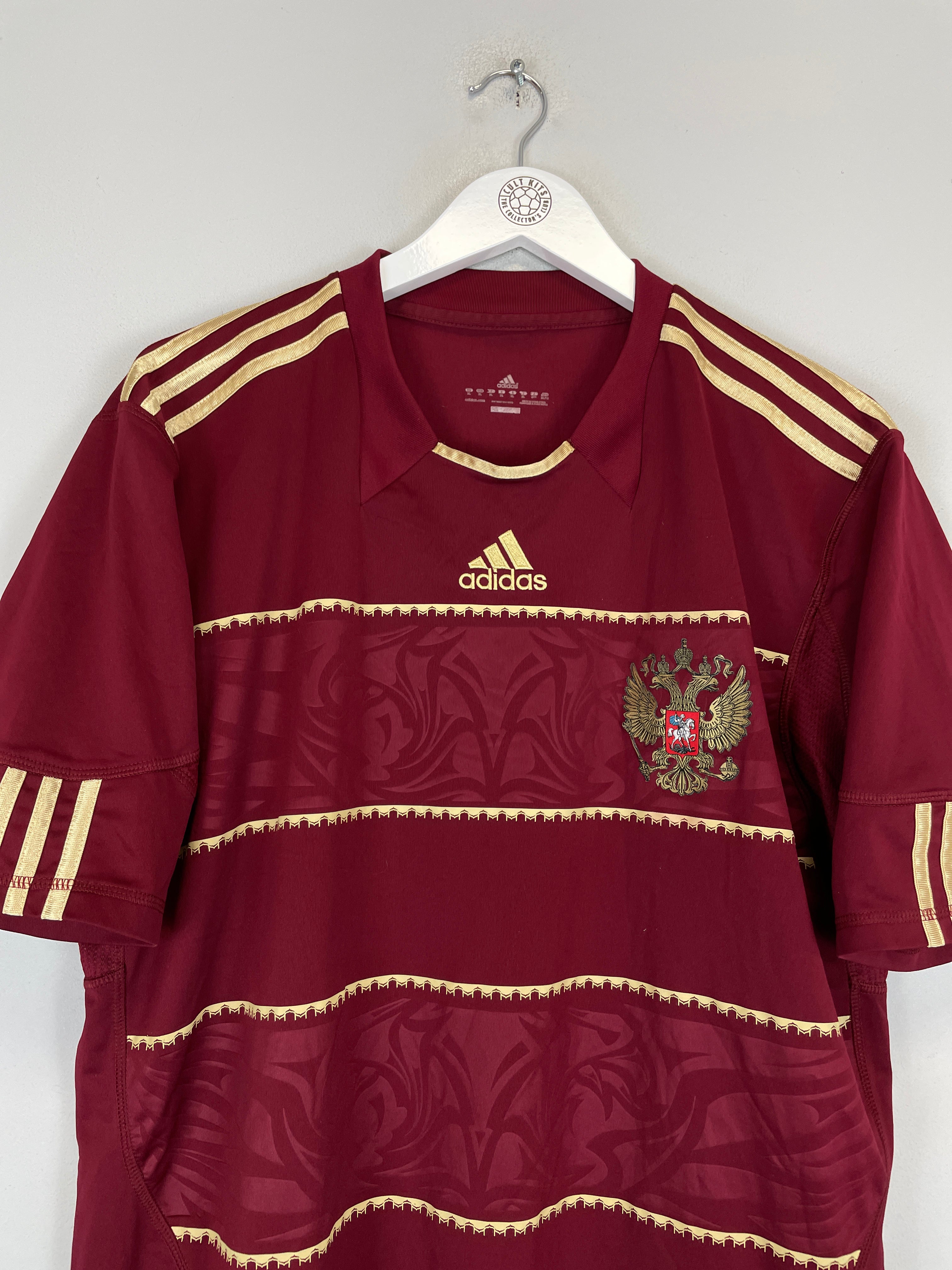 Shop 2009/10 RUSSIA HOME SHIRT (XL) ADIDAS, classic football shirts, vintage football shirts & retro soccer jerseys at Cult Kits