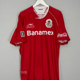 Shop 2000/01 TOLUCA HOME SHIRT (XXL) ATLETICA, classic football shirts, vintage football shirts & retro soccer jerseys at Cult Kits