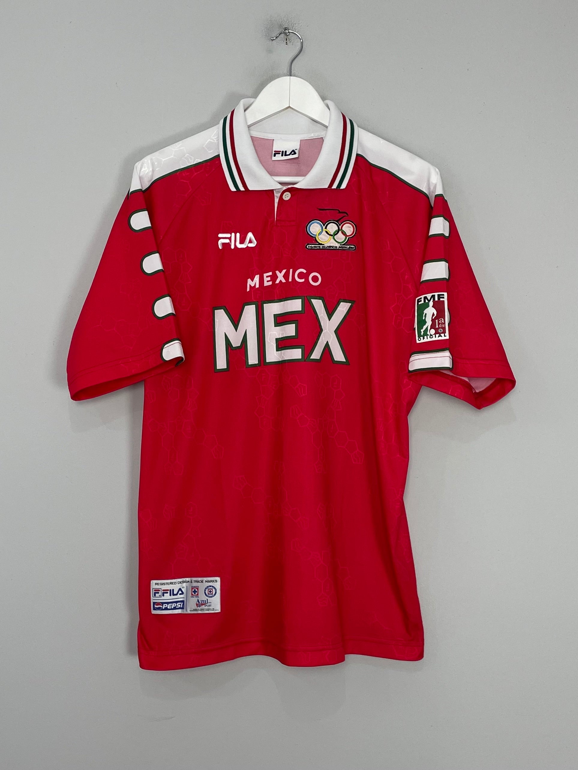 Shop 1999 MEXICO PAN AMERICAN GAMES AWAY SHIRT (L) FILA, classic football shirts, vintage football shirts & retro soccer jerseys at Cult Kits