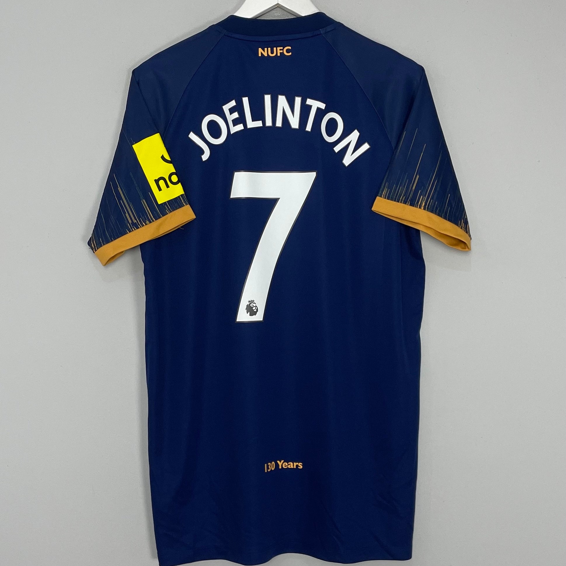 Shop 2022/23 NEWCASTLE JOELINTON #7 AWAY SHIRT (L) CASTORE, classic football shirts, vintage football shirts & retro soccer jerseys at Cult Kits