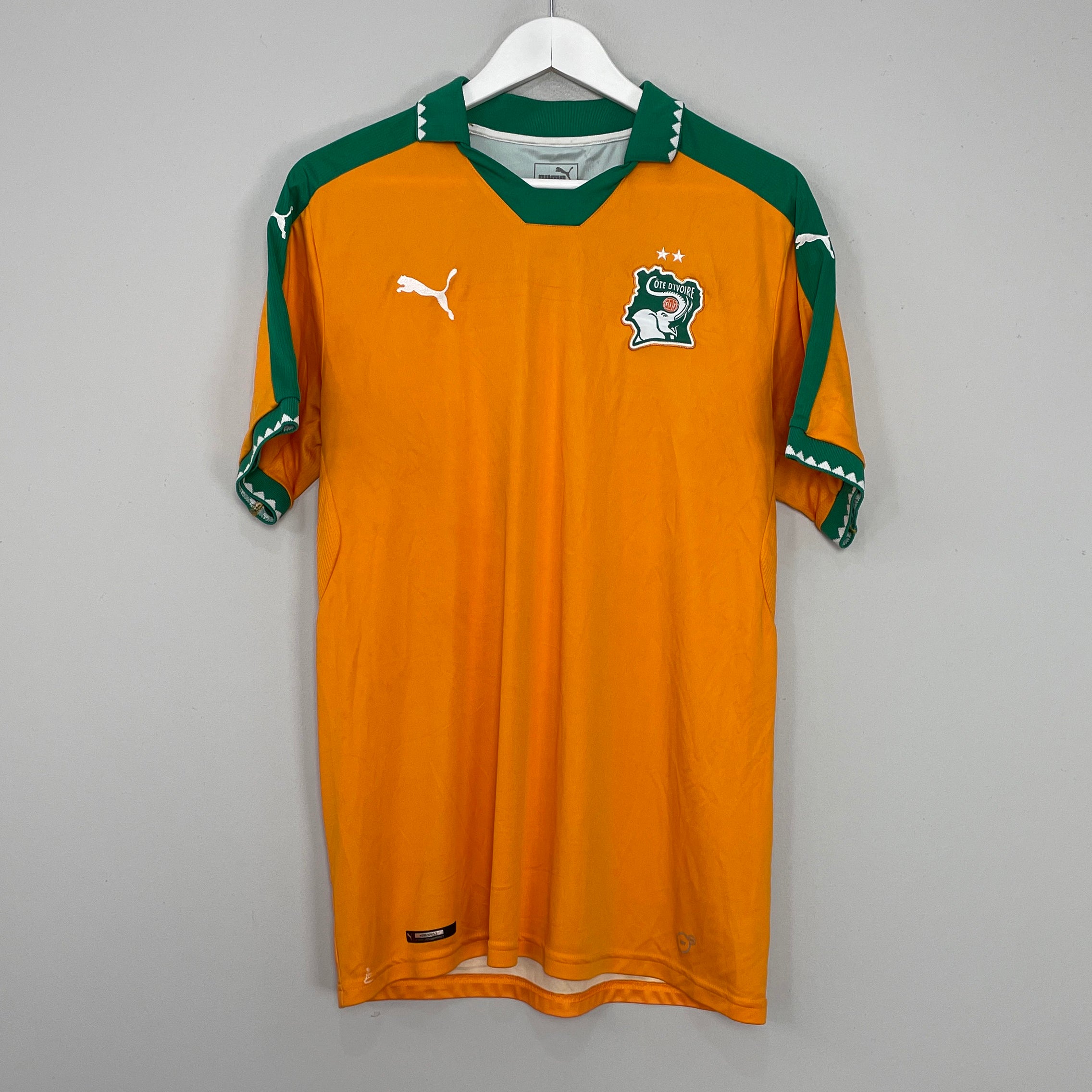 Shop 2017 IVORY COAST AFCON HOME SHIRT (L) PUMA, classic football shirts, vintage football shirts & retro soccer jerseys at Cult Kits