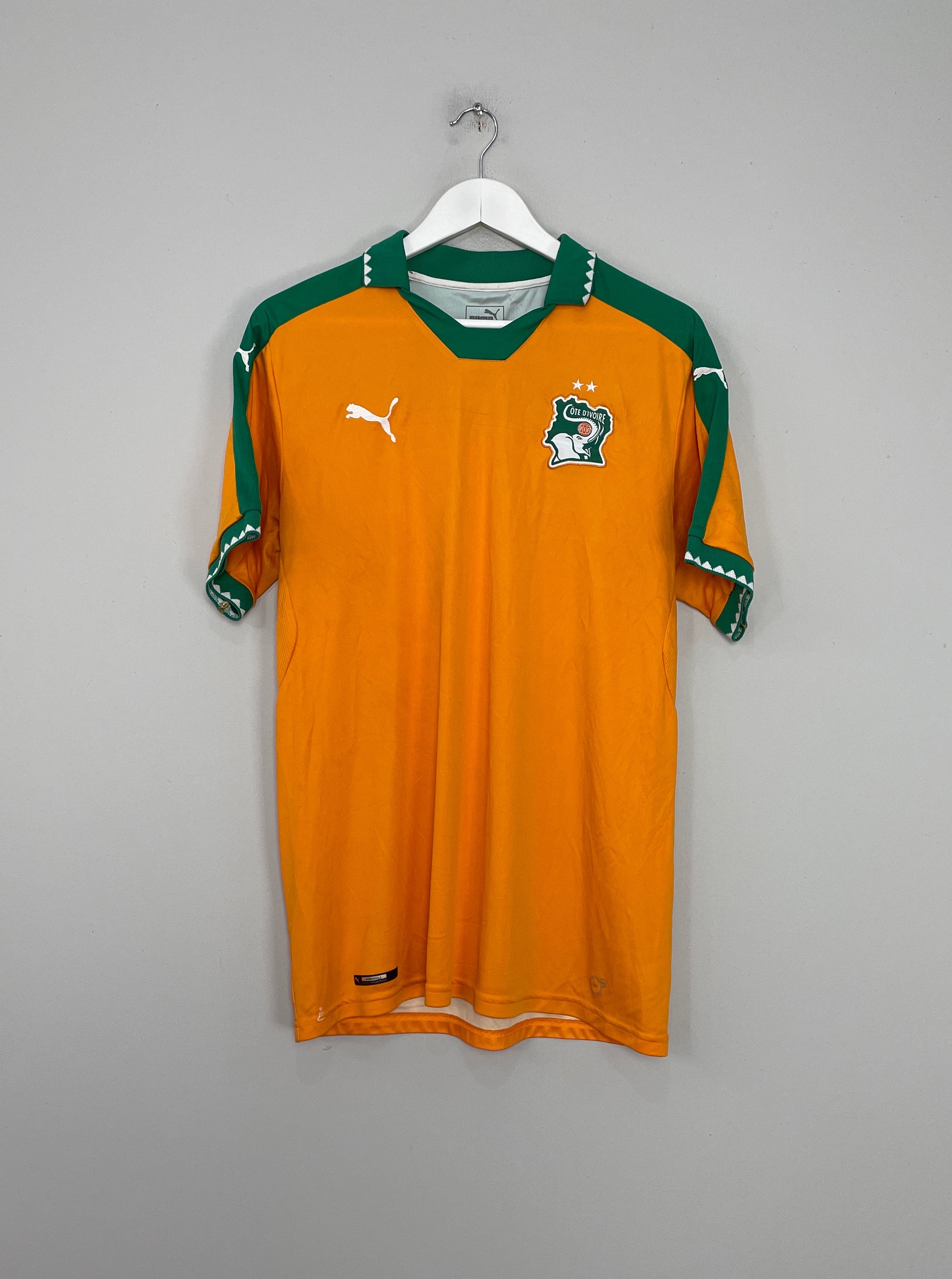 Shop 2017 IVORY COAST AFCON HOME SHIRT (L) PUMA, classic football shirts, vintage football shirts & retro soccer jerseys at Cult Kits