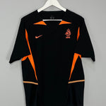 Shop 2002/04 NETHERLANDS AWAY SHIRT (S) NIKE, classic football shirts, vintage football shirts & retro soccer jerseys at Cult Kits