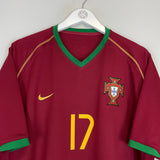 2006/08 PORTUGAL C.RONALDO #17 HOME SHIRT (XL) NIKE