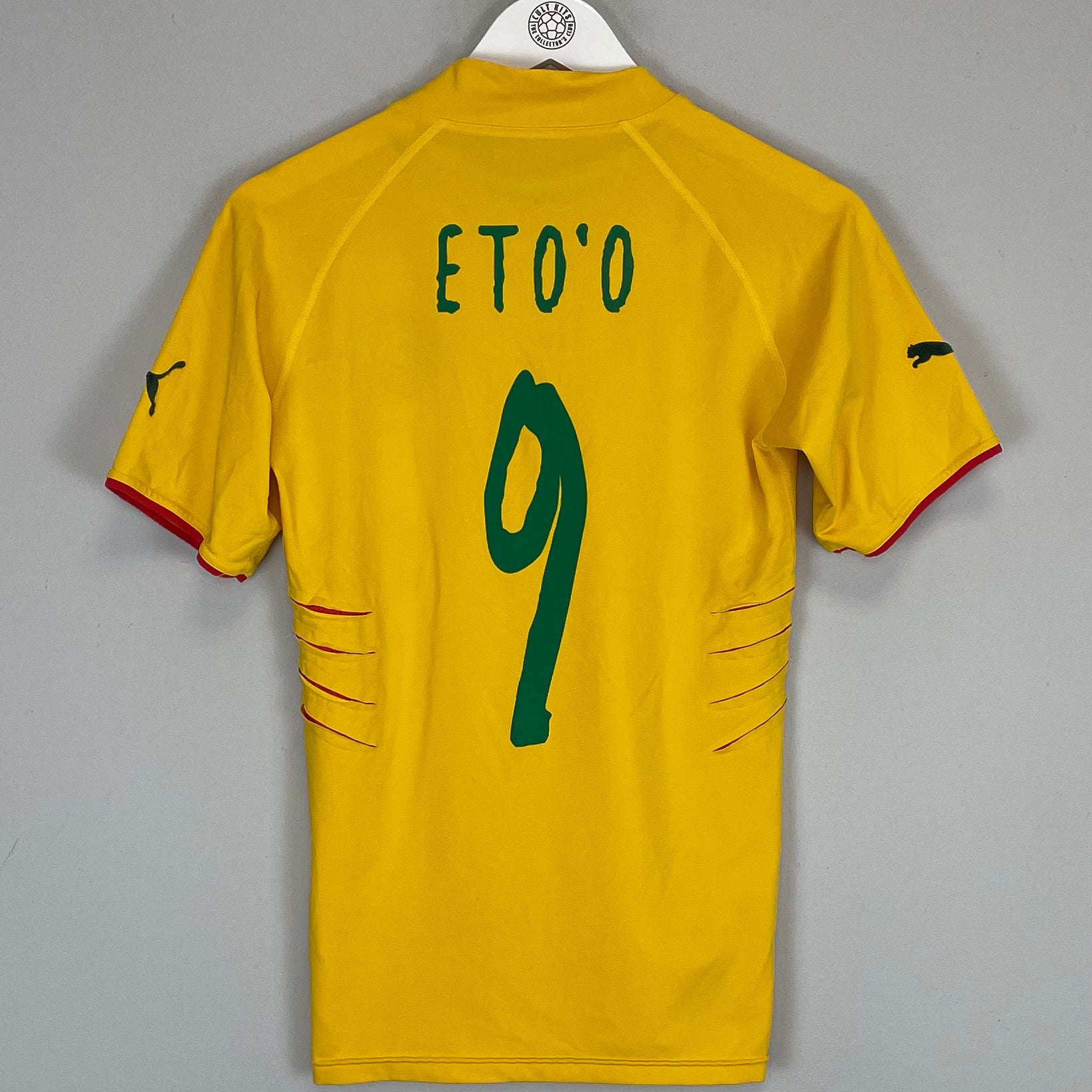 Shop 2004/06 CAMEROON ETO'O #9 AWAY SHIRT (S) PUMA, classic football shirts, vintage football shirts & retro soccer jerseys at Cult Kits