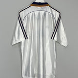 Shop 1998/00 REAL MADRID *SIGNED* HOME SHIRT (L) ADIDAS, classic football shirts, vintage football shirts & retro soccer jerseys at Cult Kits