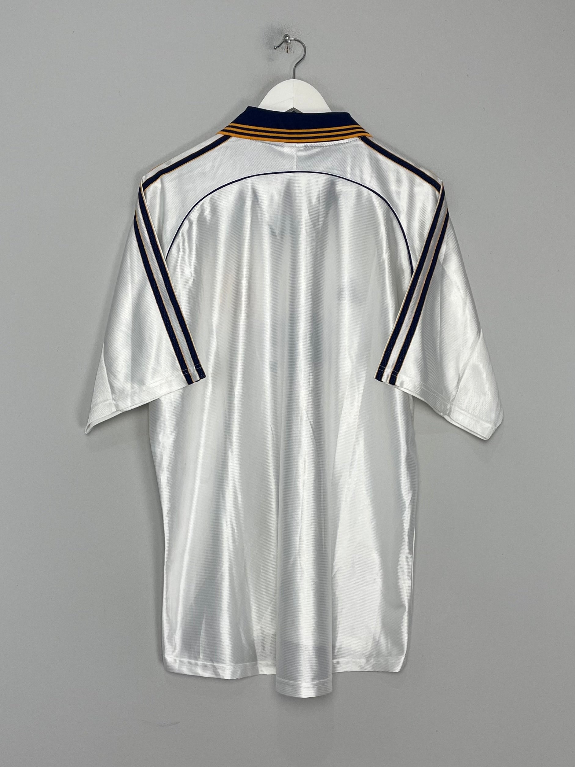 Shop 1998/00 REAL MADRID *SIGNED* HOME SHIRT (L) ADIDAS, classic football shirts, vintage football shirts & retro soccer jerseys at Cult Kits