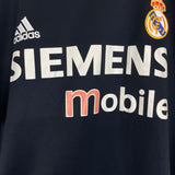 2002/03 REAL MADRID ZIDANE #5 *CENTENARY* AWAY SHIRT (L) ADIDAS