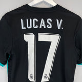2017/18 REAL MADRID LUCAS V #17 AWAY SHIRT (S) ADIDAS