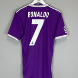 2016/17 REAL MADRID RONALDO #7 AWAY SHIRT (S) ADIDAS