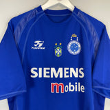 Shop 2004 CRUZEIRO #3 HOME SHIRT (L) TOPPER, classic football shirts, vintage football shirts & retro soccer jerseys at Cult Kits