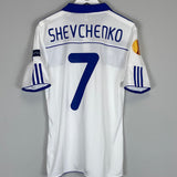 2010/12 DYNAMO KYIV SHEVCHENKO #7 E/L HOME SHIRT (M) ADIDAS