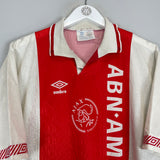 1991/93 AJAX HOME SHIRT (XL) UMBRO