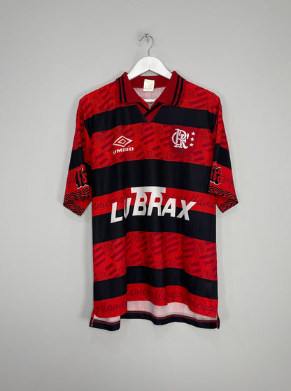 1995/96 FLAMENGO *CENTENARY* HOME SHIRT (L) UMBRO