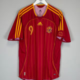 2006/08 SPAIN F.TORRES #9 HOME SHIRT (L) ADIDAS