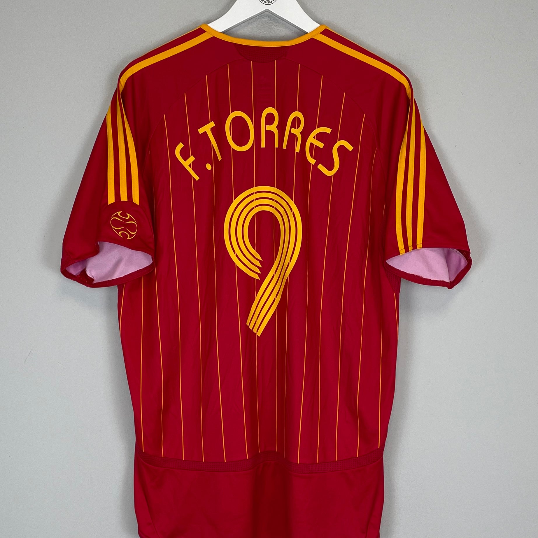 Shop 2006/08 SPAIN F.TORRES #9 HOME SHIRT (L) ADIDAS, classic football shirts, vintage football shirts & retro soccer jerseys at Cult Kits